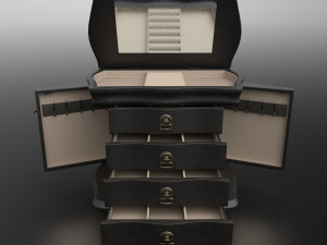 jewelry box 3D मॉडल
