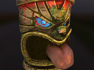 tiki totem 3 3D Model