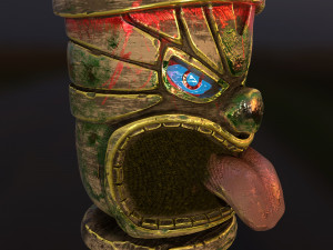 tiki totem 3 3D Model