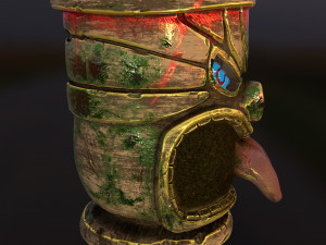 tiki totem 3 3D Model