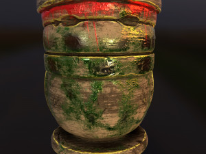 tiki totem 3 3D Model