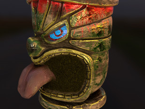 tiki totem 3 3D Model