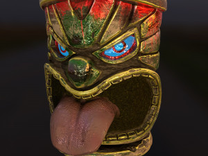 tiki totem 3 3D Model
