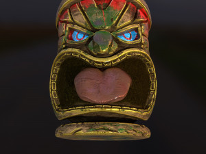 tiki totem 3 3D Model