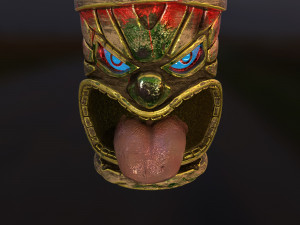tiki totem 3 3D Model
