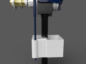 ball-cock supply valve from tank fill 3D मॉडल