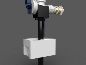 ball-cock supply valve from tank fill 3D मॉडल