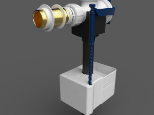 ball-cock supply valve from tank fill 3D Model