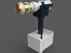 ball-cock supply valve from tank fill 3Dモデル