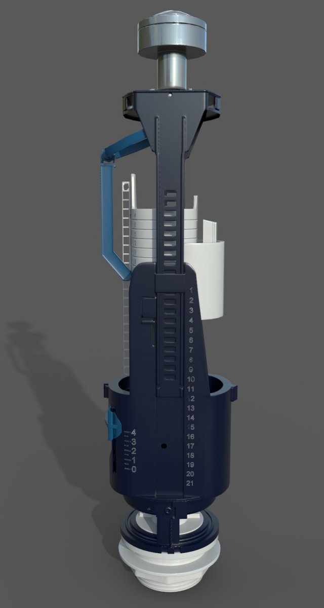 flusher Modelo 3D .c4d .max .obj .3ds .fbx .stl .blend 