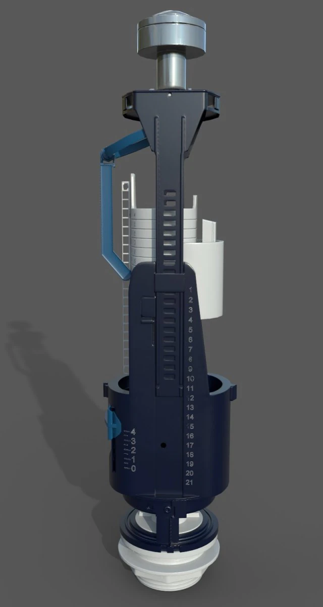 flusher 3D Model .c4d .max .obj .3ds .fbx .stl .blend 