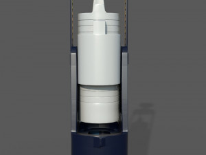 flusher Modelo 3D