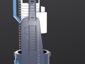 flusher Modelo 3D