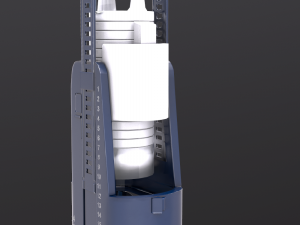 flusher Modelo 3D