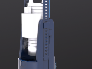 flusher Modelo 3D