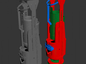 flusher Modelo 3D