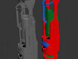 flusher 3D Model