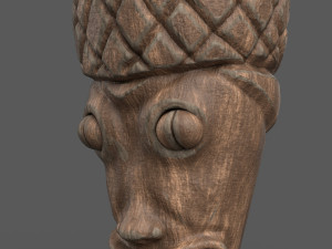 tiki totem sculpt Modelo 3D