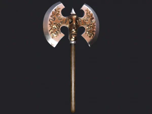 starożytny topór bojowy Model 3D