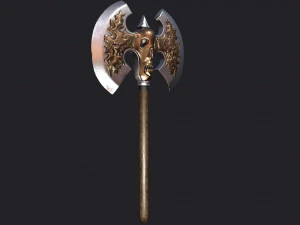 ancient battle axe 3D Model