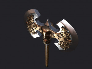 ancient battle axe 3Dモデル