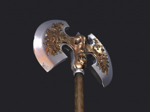 ancient battle axe 3Dモデル
