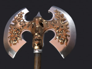 ancient battle axe 3Dモデル