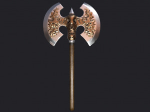 ancient battle axe 3Dモデル