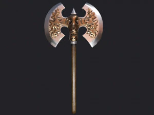ancient battle axe 3D Model