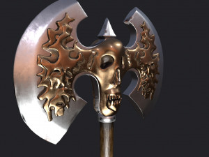 ancient battle axe 3Dモデル