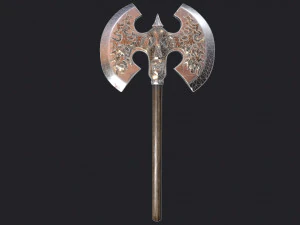 ancient battle axe 3D Model