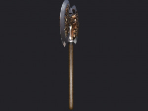 ancient battle axe 3Dモデル
