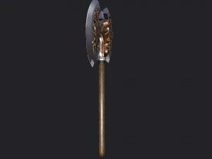 ancient battle axe 3D Model