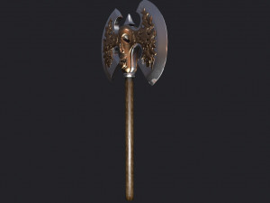 ancient battle axe 3Dモデル