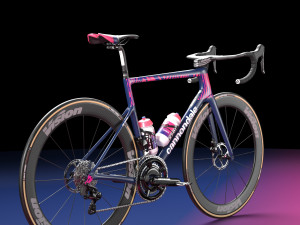 Bicycle cannondale supersix evo of education first pro cycling team 3D 모델