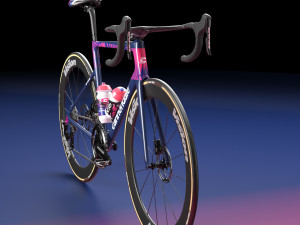 Bicycle cannondale supersix evo of education first pro cycling team 3D 모델