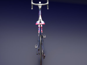 Bicycle cannondale supersix evo of education first pro cycling team 3D 모델