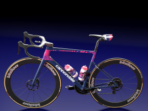 Bicycle cannondale supersix evo of education first pro cycling team 3D 모델