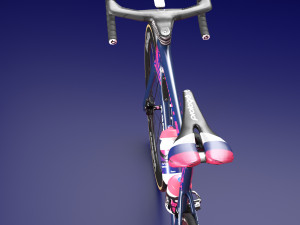 Bicycle cannondale supersix evo of education first pro cycling team 3D 모델
