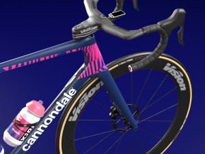 Bicycle cannondale supersix evo of education first pro cycling team 3D 모델