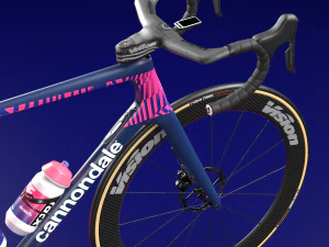 Bicycle cannondale supersix evo of education first pro cycling team 3D Model