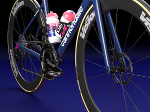 Bicycle cannondale supersix evo of education first pro cycling team 3D 모델