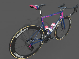 Bicycle cannondale supersix evo of education first pro cycling team 3D 모델