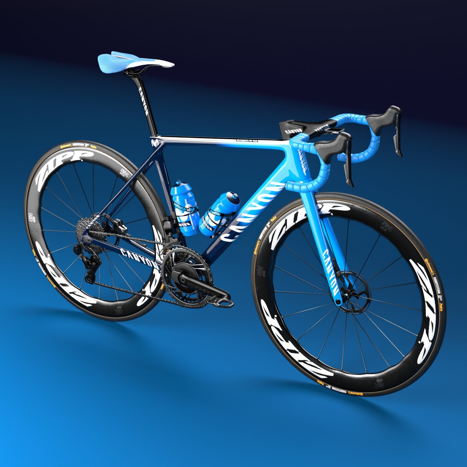 Canyon ultimate cf slx 3D Model in Bicycle 3DExport