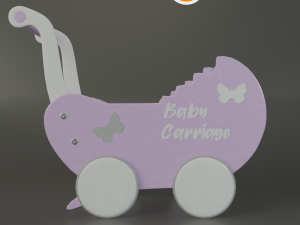 doll strollers 3D-Modell
