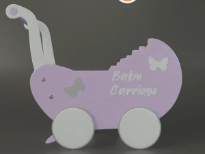 doll strollers 3D Model