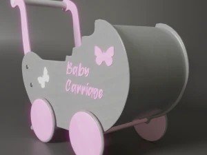 doll strollers 3D Model
