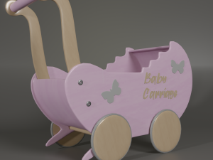 doll strollers 3D-Modell