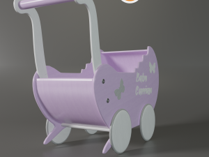 doll strollers 3D-Modell