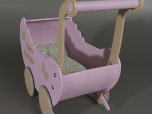 doll strollers 3D-Modell